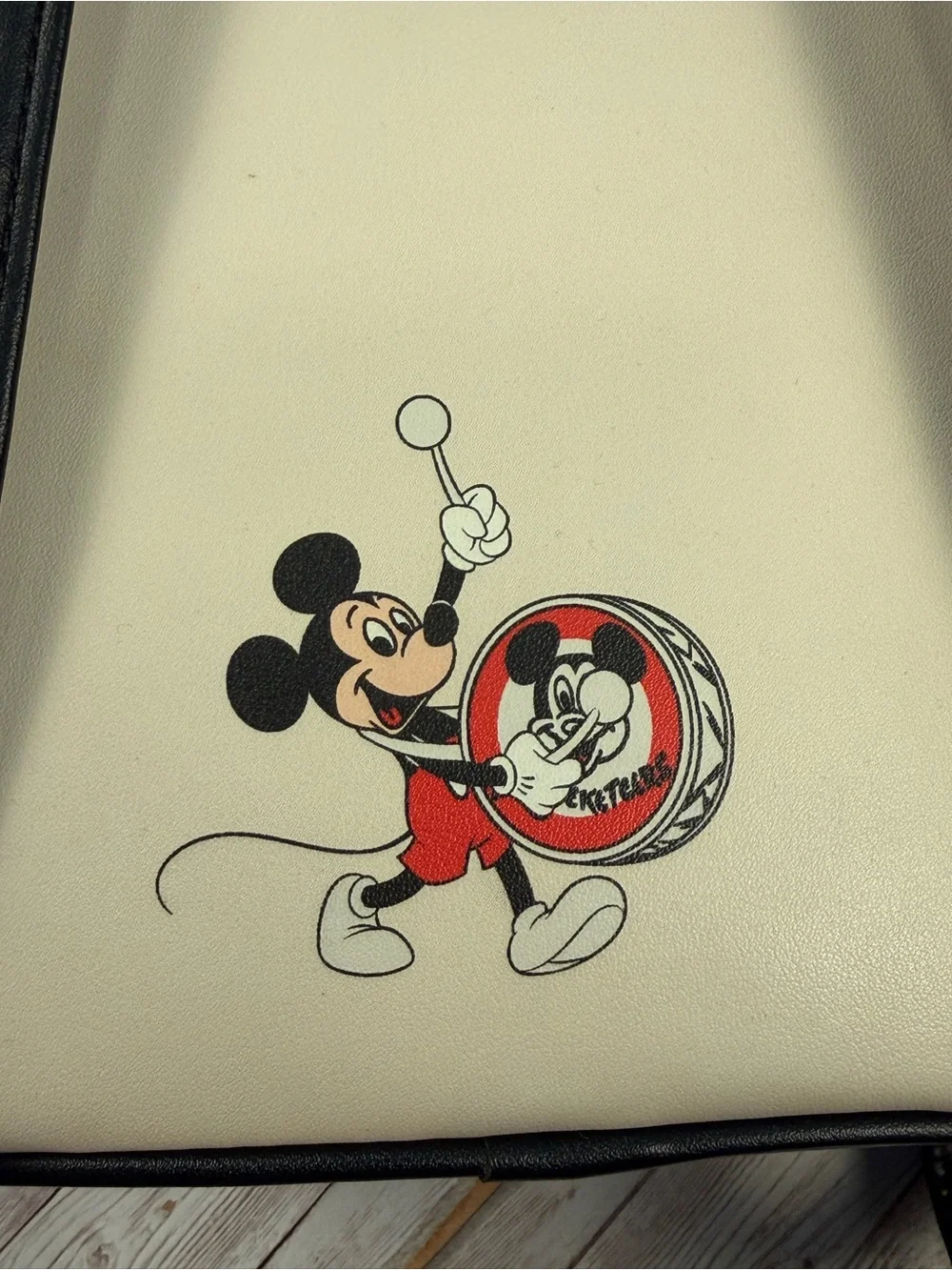 New Loungefly Mickey Mouse Club Mini Backpack - Cream & Red - Picture 10 of 11